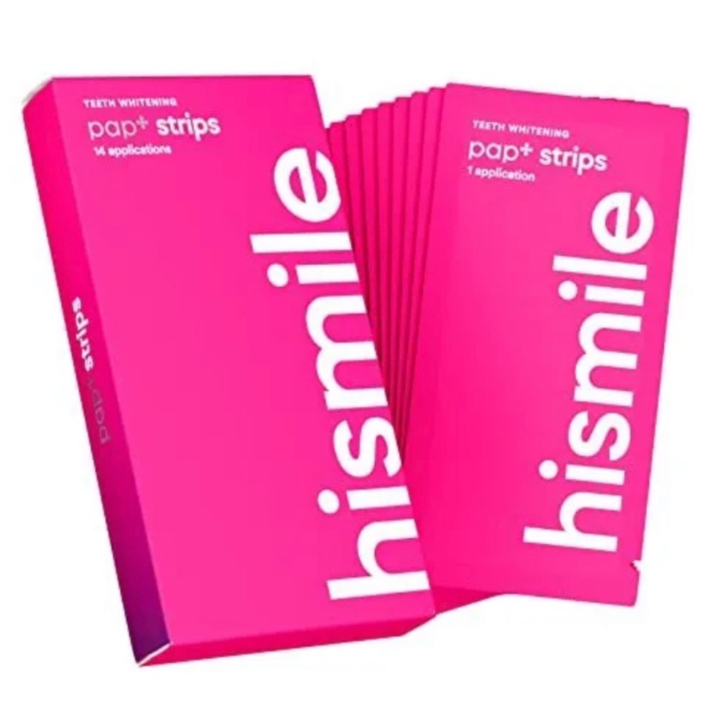 Hismile 8 pairs of whiting strips in unopened boxes